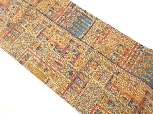JAPANESE NAGOYA OBI / GEOMETRIC